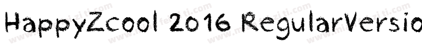 HappyZcool 2016 RegularVersion 31字体转换